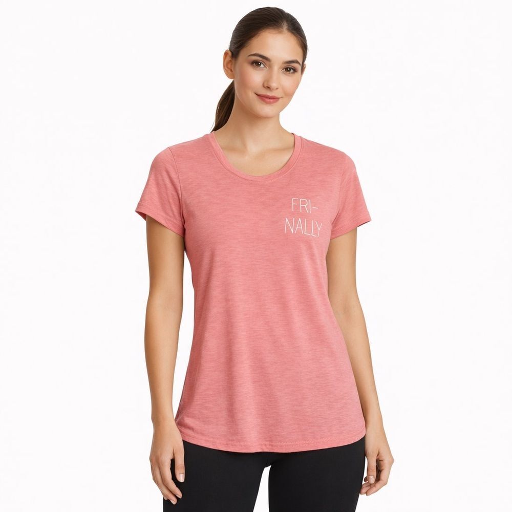 Wallflower Coral Short Sleeve Tee